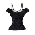 Bow Detail Suspender Top